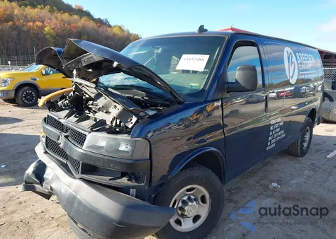 2020 Chevrolet Express Cargo Rwd 2500 Regular Wheelbase Wt z USA, uszkodzony, nr VIN 1GCWGAFP6L1154579